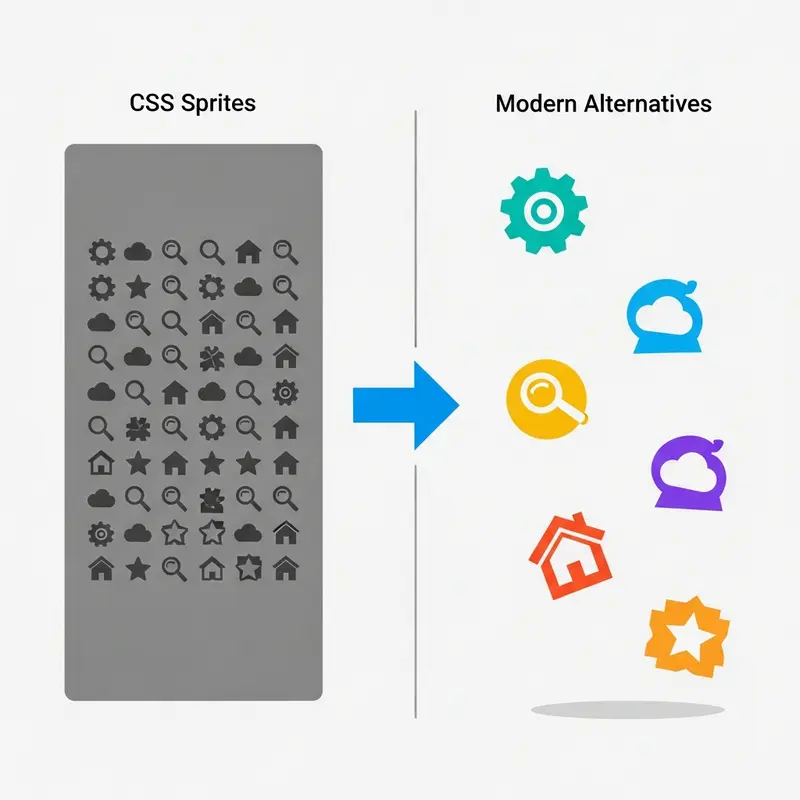 cac-phuong-phap-thay-the-css-sprite-hien-dai-hon Các phương pháp thay thế CSS Sprite hiện đại hơn