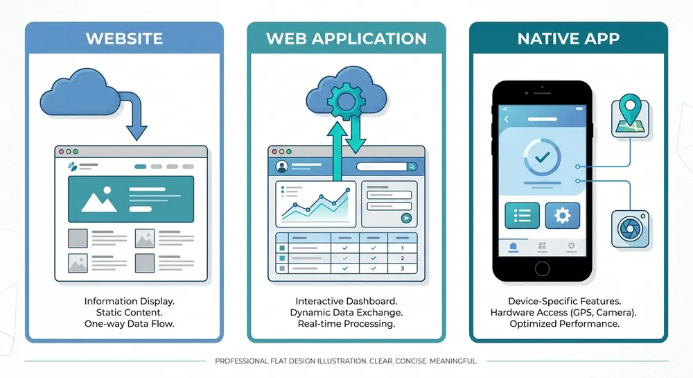 phan-biet-web-application-website-va-native-app Phân biệt Web Application, Website và Native App