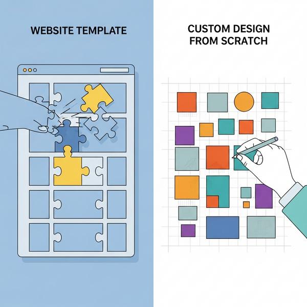 so-sanh-truc-dien-website-template-va-thiet-ke-rieng-tu-dau So sánh trực diện: Website Template và Thiết kế riêng từ đầu