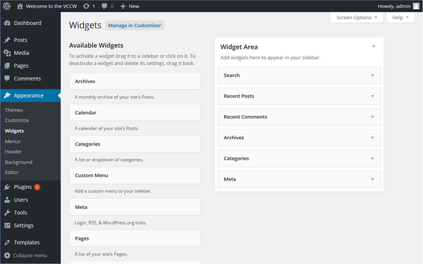 widget-wordpress-la-gi-4 Các loại Widget WordPress mặc định phổ biến