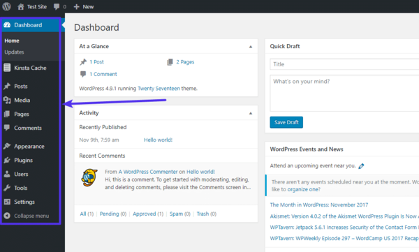 wordpress-dashboard-la-gi-6 Cách tùy chỉnh WordPress Dashboard theo nhu cầu sử dụng cá nhân