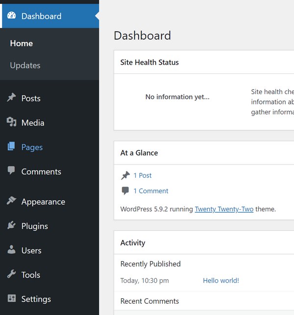 wordpress-dashboard-la-gi-8 Mẹo và thủ thuật sử dụng WordPress Dashboard hiệu quả cho người mới bắt đầu